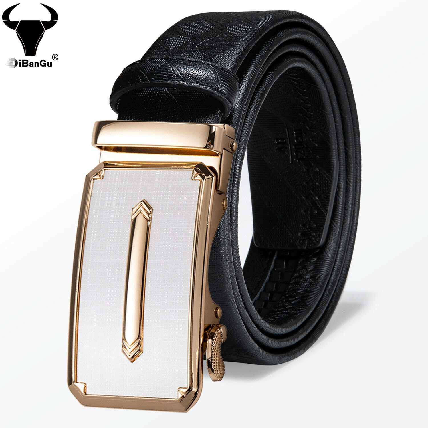 Men Adjustable Leather Belt Black Waist Casual Straps Foshion Buckle  Bussines - China Men Belt and Ratchet Belt price