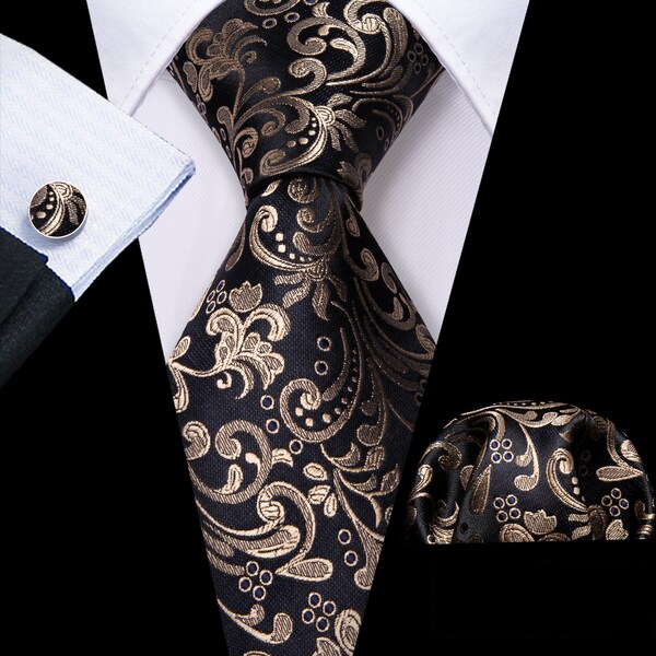mens silk floral ties