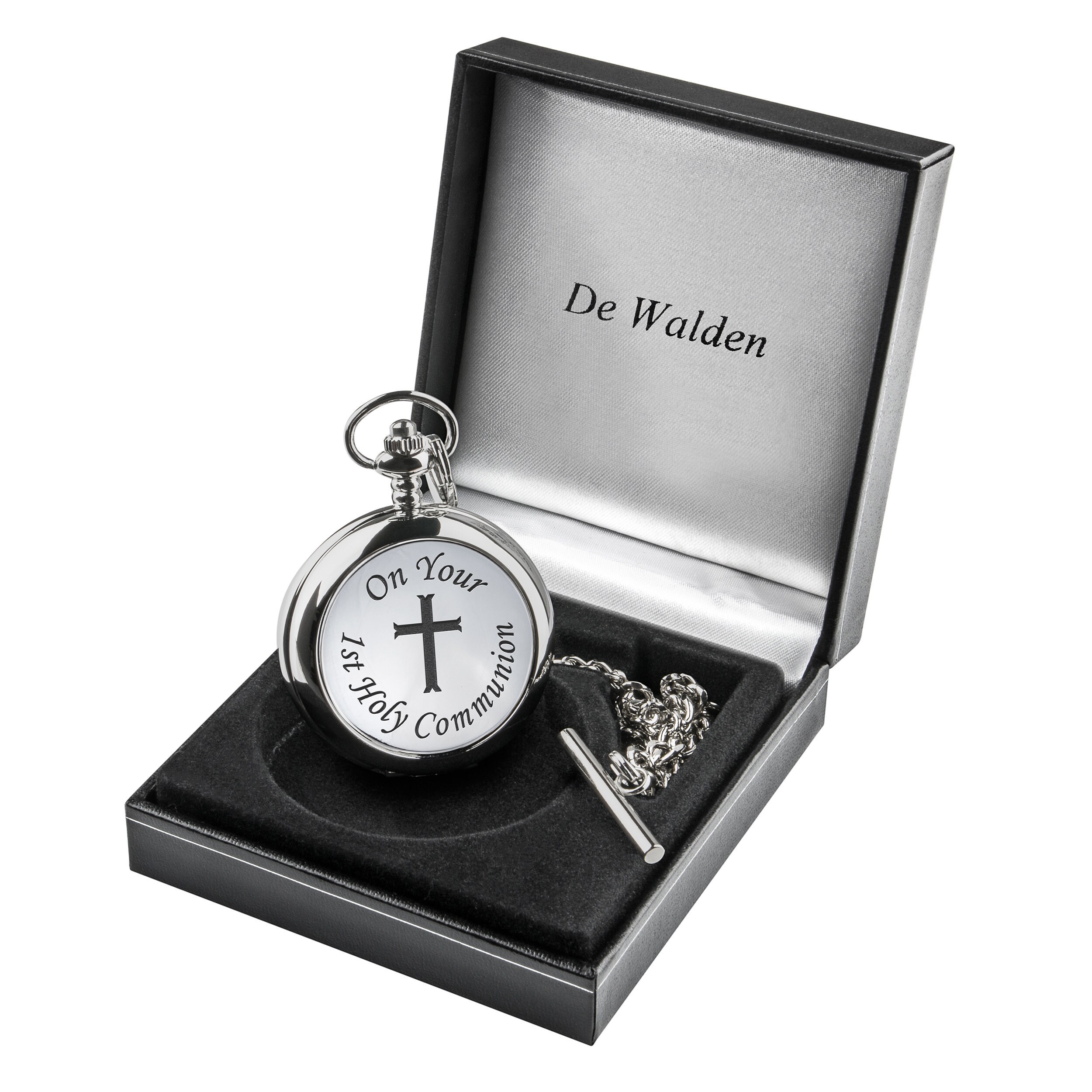 Boys First Holy Communion Engraved Pocket Watch Cross Feature Etsy UK