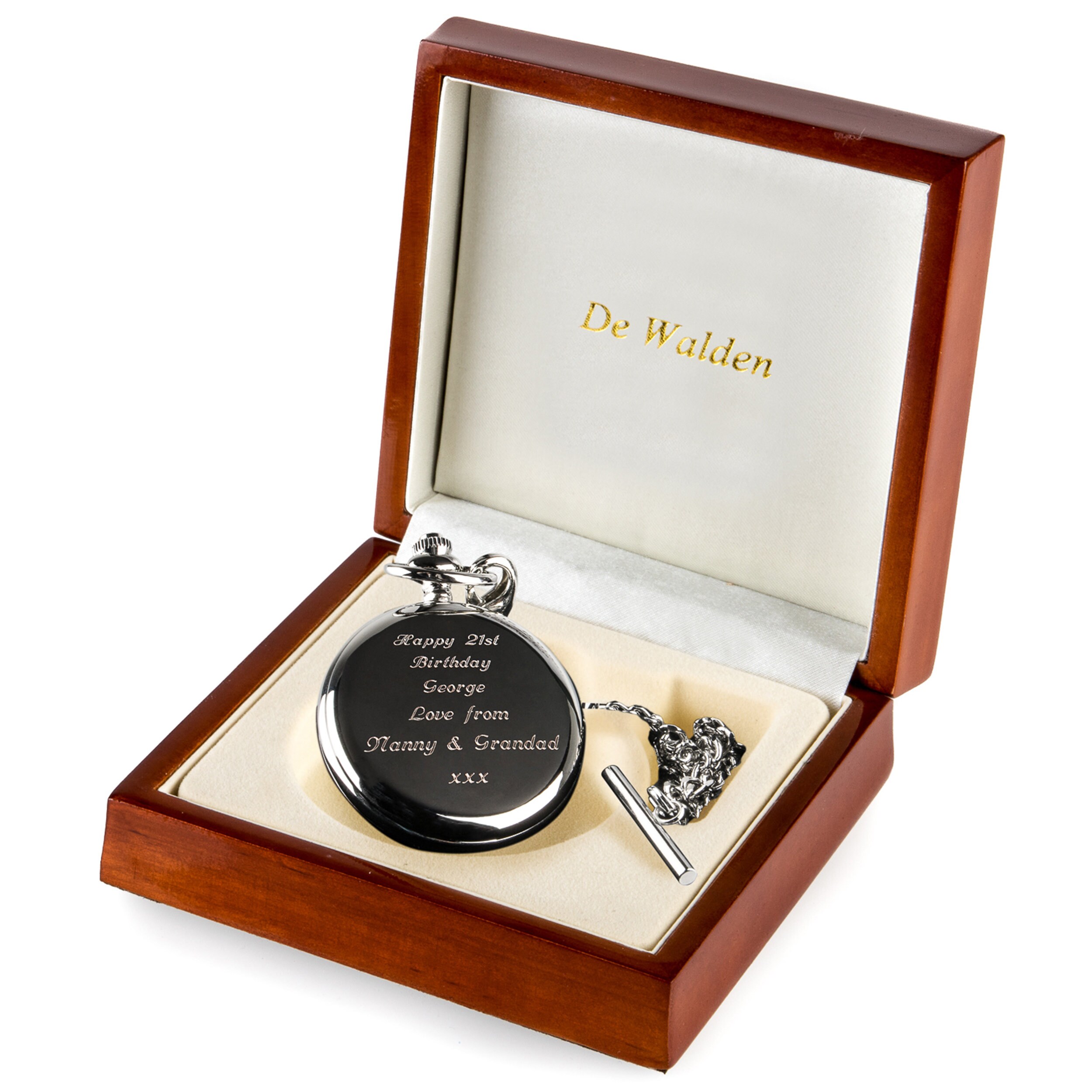 Engraved 50th Birthday Men's Pocket Watch With 50 Feature Etsy UK