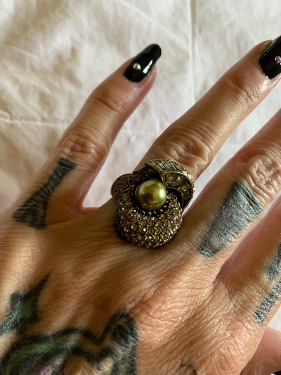 Estate size 7 never worn Heidi Daus cocktail ring 