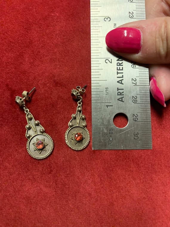 Two pairs of vintage sterling silver earrings Gar… - image 7