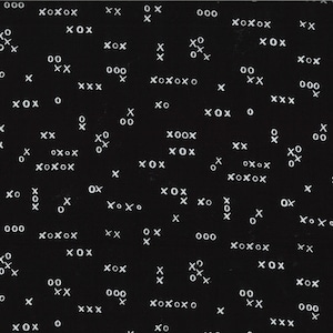 Me+You by Hoffman Indah Batik 172-4S Black Silver