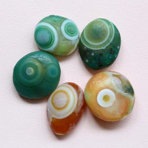 Natural gobi agate tumble stone, Eye&#39;s agate stone, Colourful agate, Crystal tumble stone, Gobi desert agate,#125