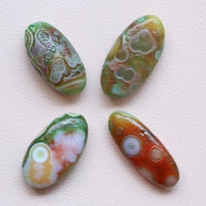 Unique gobi agate stone, Eye&#39;s agate stone, Colourful agate, Crystal tumble stone, Gobi desert agate，#528