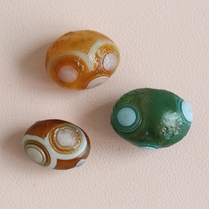 Natural gobi agate tumble stone, Eye&#39;s agate stone, Colourful agate, Crystal tumble stone, Gobi desert agate,#424
