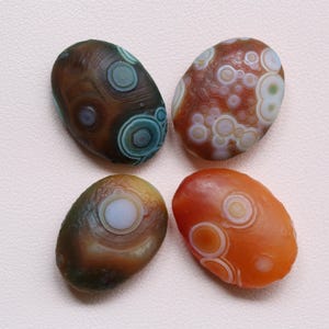 Natural gobi agate tumble stone, Eye&#39;s agate stone, Colourful agate, Crystal tumble stone, Gobi desert agate,#190