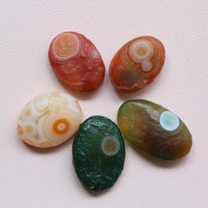 Natural gobi agate tumble stone, Eye&#39;s agate stone, Colourful agate, Crystal tumble stone, Gobi desert agate,#126