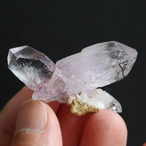 1 bewegliche Seifenblase,cruz Amethyst-Cluster, natürliche Enwassero-Amethyst-Quarz-Spitze, Rohkristall, #093
