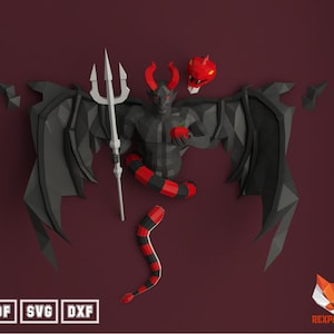 REX43 Papercraft , PDF Template, DIY 3d Model, FanArt, Paper Sculpture, Low Poly, Pepakura Craft, Manualidad