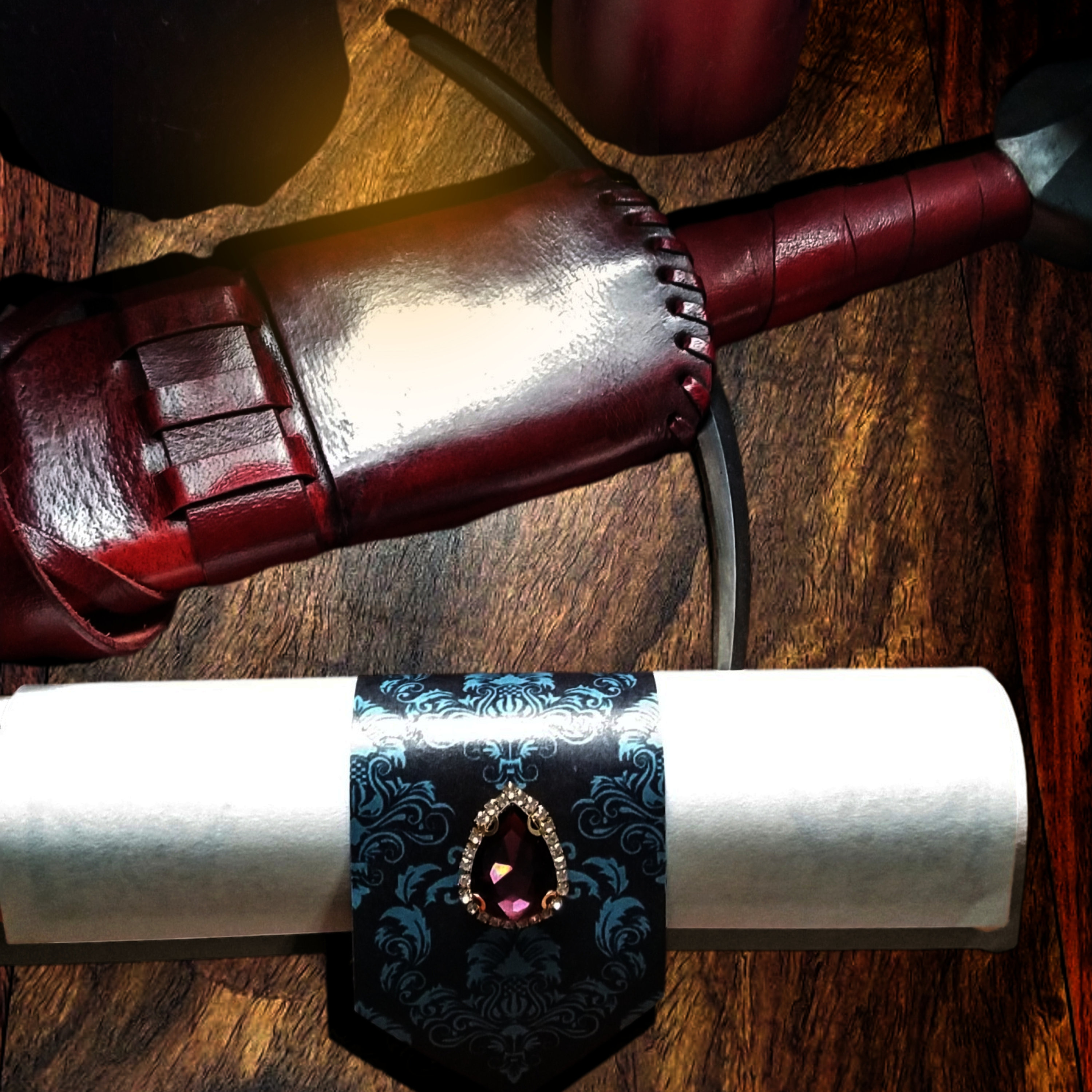 Curse of Strahd Dinner Invitation, DM Handout, DnD Game Prop, RPG Fantasy Roleplaying, Barovia, Ravenloft, Vampire, Forgotten Realms