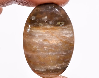 Crazy Lace Agate Oval Shape 39 X 24 X 6 mm Cabochon Loose Gemstone LS14704 45.60 Cts