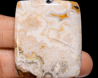 Amazing Top Grade Quality 100% Natural Crazy Lace Agate Radiant Shape Cabochon Loose Gemstone For Making Jewelry 85 Ct. 39X33X6 mm MS-12895