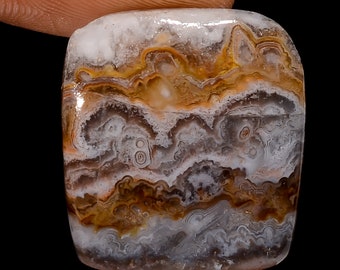 Classic Top Grade Quality 100% Natural Crazy Lace Agate Radiant Shape Cabochon Loose Gemstone For Making Jewelry 20 Ct. 22X20X5 mm MS-12911