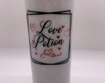 20 oz Cherry Blossom Customized Glitter Glam Stainless Steel Tumbler Drink ware cup gift her him friend mom mother day sister teen bride