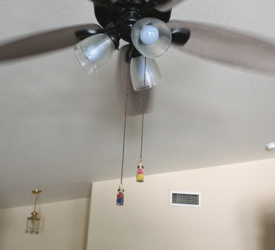 Ceiling Fan and Light Pull Chains With Genuine Vintage Etsy