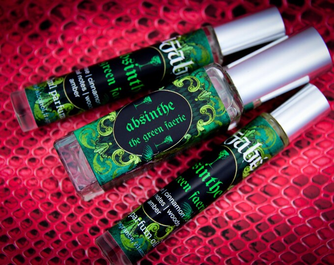 NEW!! Absinthe Perfume Parfum Oil or Spray | Fragrance | Gothic | Star Anise Cinnamon Herbs Woods Amber (Re-release for 2025)