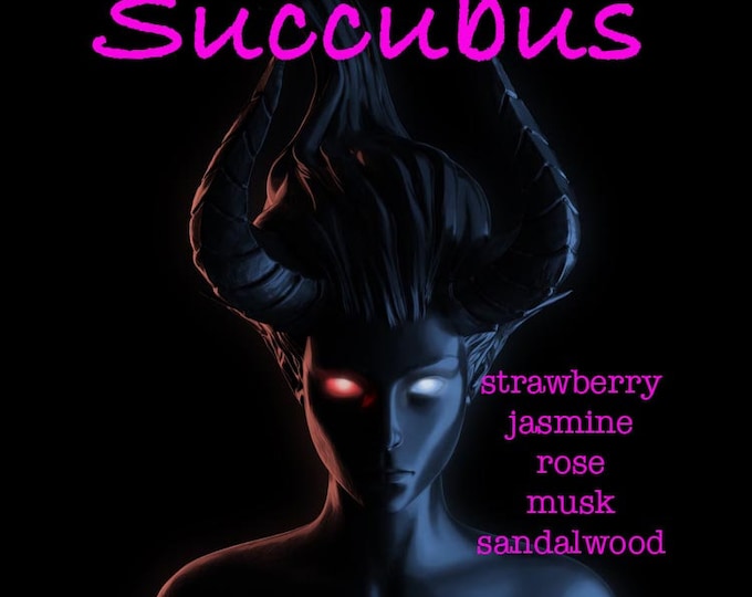 Succubus Perfume Body Oil or Spray | Fragrance | Gothic | Dark | Alternative | Odd Macabre | Strawberry Jasmine Rose Musk Sandalwood