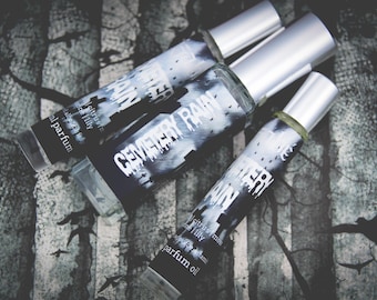 IT'S BACK for 2025!! Cemetery Rain Perfume Parfum Oil or Spray | Fragrance | Gothic | Patchouli Ozone Citrus Moss Lily