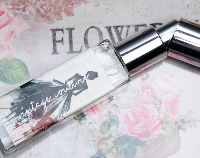 NEW! Vintage Couture Perfume Parfum Cologne Oil or Spray | Fragrance | Paris France Ylang Ylang Rose Petals Jasmine Vetiver Sandalwood