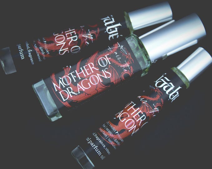 Re-Release! (I Am The) Mother of Dragons Perfume Parfum Oil or Spray | Fragrance | Gothic | Peach Violet Muguet Orange Vanilla Bourbon