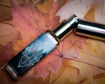 Baptism of October Perfume Parfum Oil or Spray | Fragrance | Perfume Oil | Gothic | Victorian | Cinnamon Patchouli Cedarwood