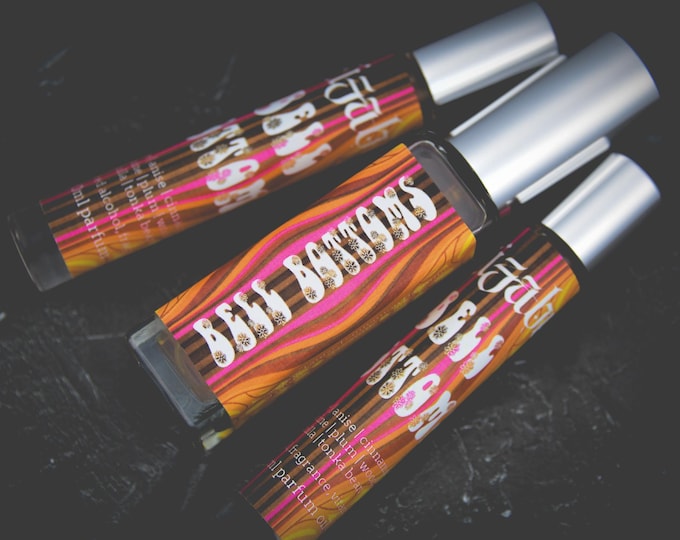 NEW!! Bell Bottoms Perfume Parfum Oil or Spray | Fragrance | Gothic | Orange Anise Cinnamon Jasmine Plum Wood Vanilla Tonka Bean