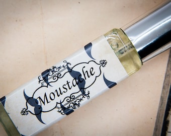 Moustache Perfume Parfum Oil or Spray | Fragrance | Gothic Victorian | Sage Orange Lavender Grapefruit Amber Tonka Oakmoss Cologne