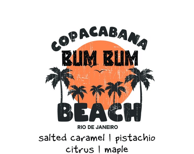 Copacabana Beach Bum Bum Perfume Body Oil or Spray | Fragrance | Perfume Oil | Alternative | Odd | salted caramel pistachio maple citrus