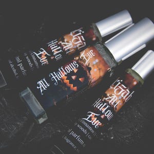 All Hallows&#39; Eve Perfume Parfum Oil or Spray | Fragrance | Gothic  Victorian | Halloween | Autumn | Caramel | Leather | Woods