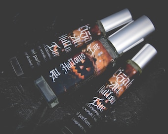 All Hallows' Eve Perfume Parfum Oil or Spray | Fragrance | Gothic  Victorian | Halloween | Autumn | Caramel | Leather | Woods