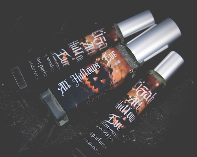 All Hallows' Eve Perfume Parfum Oil or Spray | Fragrance | Gothic  Victorian | Halloween | Autumn | Caramel | Leather | Woods