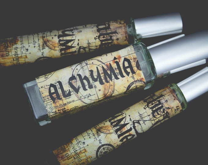 NEW!! Alchymia Perfume Parfum Oil or Spray | Fragrance | Gothic | Citron Patchouli Jasmine Cinnamon Musk Cloves Myrrh Evergreen Carnation