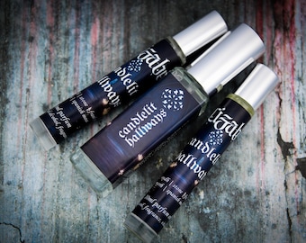 Candlelit Hallways Perfume Parfum Oil or Spray | Fragrance | Gothic | Frankincense Myrrh Incense Oudh Moss covered Stones Spanish Moss