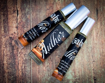 NEW!! Author Perfume Parfum Oil or Spray | Fragrance | Gothic | Aged Leather Coffee Vanilla Bourbon Scotch Sweet Tobacco Cigars Spiced Maple
