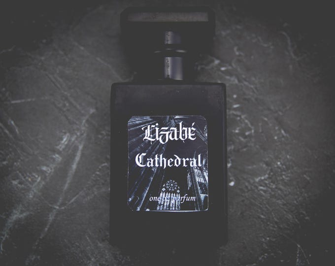 Cathedral LIMITED EDITION Perfume Parfum Spray One Ounce | Fragrance | Gothic Victorian | Church Incense Frankincense Myrrh Rose Incense Oud