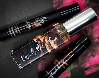 CLEARANCE!!! Cupid's Got A Gun Perfume Parfum Oil or Spray | Gothic Victorian | Dark Chocolate Vanilla Milk Rose Black Pepper Cloves