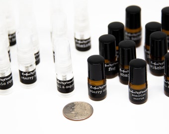 Lower Pricing! Parfum Macabre Sample Size Trial Perfume Oil Spray | You Choose | Fragrance | Gothic | Dark Alternative Odd Macabre Unique