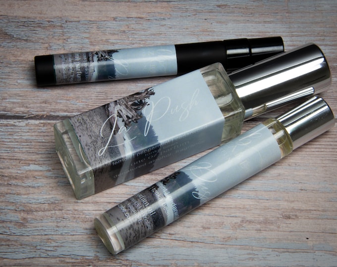 La Push Perfume Parfum Oil or Spray | Fragrance | Gothic Victorian | Lemon Peppermint Cedarwood Tonka Bean | Washington | Forks
