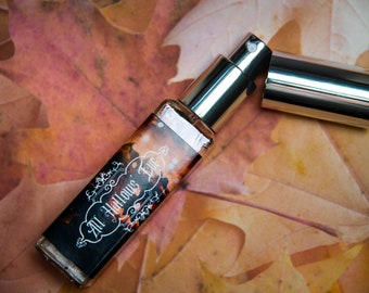 All Hallows' Eve Perfume Parfum Oil or Spray | Fragrance | Gothic  Victorian | Halloween | Autumn | Caramel | Leather | Woods