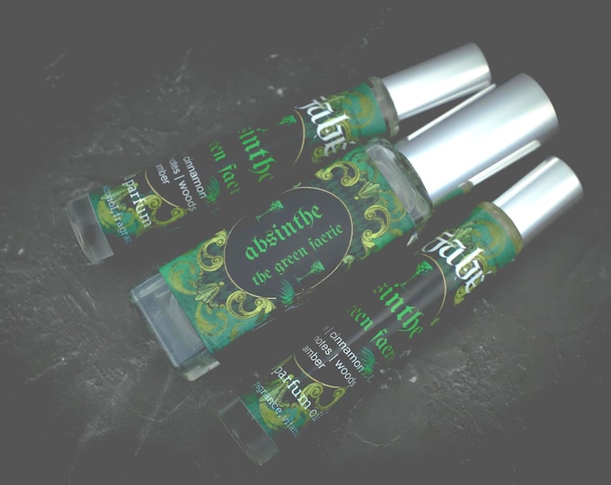 NEW!! Absinthe Perfume Parfum Oil or Spray | Fragrance | Gothic | Star Anise Cinnamon Herbs Woods Amber (Re-release for 2025)