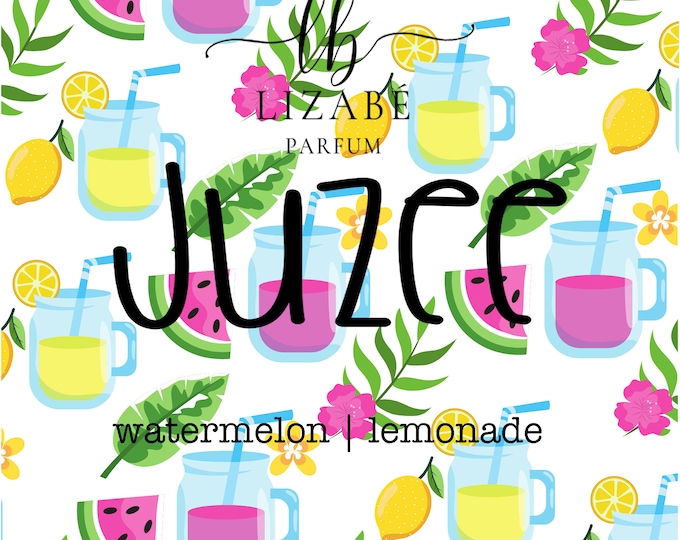 NEW! Juzee Perfume Parfum Cologne Oil or Spray | Fragrance | Summer Watermelon Lemonade Fruity Refreshing Beach