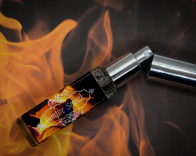 Bonfire Smoak Perfume Parfum Oil or Spray | Fragrance | Perfume Oil | Gothic | Victorian | Wood Smoke Cedar