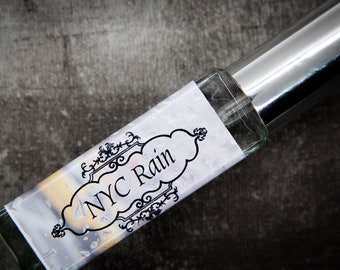 NYC Rain Perfume Parfum Cologne | Oil or Spray | Fragrance | Perfume Oil | Unique | Rain Electricity Dirt Ozone Steam