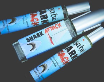 Re-Release for 2025!!! Shark Attack Perfume Parfum Oil or Spray | Fragrance | Gothic | Citrus Ozone Jasmin Sea Salt Violets