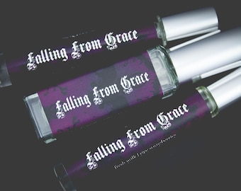 Falling From Grace (formerly Cry Little Sister) Perfume Parfum Oil or Spray | Gothic Victorian | Milk Strawberries Fruits Caramel Woods