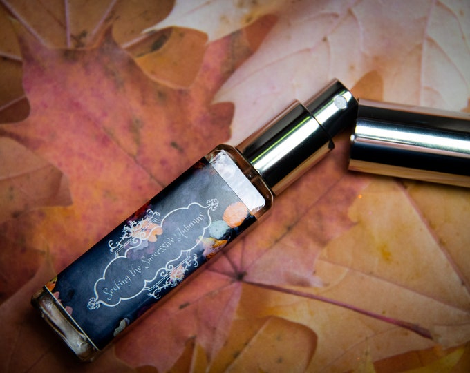 Seeking the Successive Autumns Perfume Parfum Oil or Spray | Fragrance | Perfume Oil | Gothic | Victorian | Leaves Woods Apple