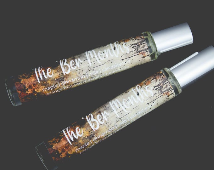 NEW!!! The 'Ber Months Perfume Parfum Oil or Spray | Fragrance | Gothic | Maple Cinnamon Milk Sandalwood Orange Blossom Vanilla Heliotrope