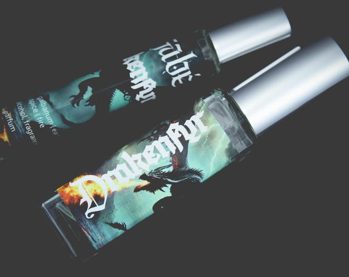 NEW!! Drakenfyr (Dragon Fire) Perfume Parfum Spray | Fragrance | Gothic | Green Foliage Earth Blood Spice Fire Smoke