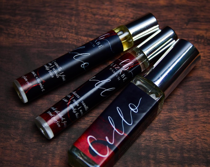 NEW!!! Cello Perfume Parfum Oil or Spray | Fragrance | Gothic Victorian | Vanilla Tobacco Tonka Bean Spices Resin Woods Fruits Cacao